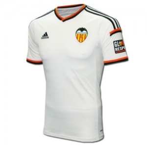 Футбольная футболка Валенсия Домашняя 2014 2015